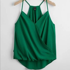 Emerald green camisole